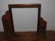 Vintage Art Deco Style Picture Frame Wood Hand Made 8 X 10 Photograph Frame Only Art Deco photo 2