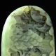 Hand - Carved Natural Hetian Jade Statue - - - - Old Man & Pine Treee V12 Other Antique Chinese Statues photo 2