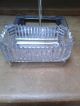 A Benetfink,  London Antique Silve Plate Condiment Holder With Pressed Glass Dish Dishes & Coasters photo 8