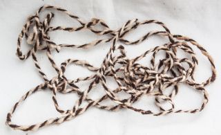 Primitive Money/trade Australian Aboriginal Human Hair String 3 Metre Ex Lawsons photo