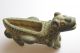 Ancient Persian Alabaster Oil Lamp - Shaped As A Dog Afghanistan Islamic photo 5