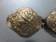 Wow Top Price Antique Ottoman Silver Alloy Gilded Belt Buckle Greece Macedonian Islamic photo 4