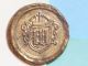 Button Emblem Brass Round Crown Shield Lpa Lpb Logo Perhaps 15/16” Diameter Buttons photo 1