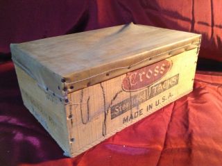 Cross Tack Pristine Antique Wooden Box photo