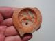 Ancient Roman Pottery Oil Lamp Fragment,  Decorated With Flying Pegasus Roman photo 3