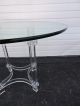 Mid - Century Modern Lucite & Chrome Glass - Top Dining Table / Dinette Table 6688 Post-1950 photo 10