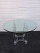Mid - Century Modern Lucite & Chrome Glass - Top Dining Table / Dinette Table 6688 Post-1950 photo 5