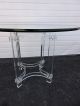 Mid - Century Modern Lucite & Chrome Glass - Top Dining Table / Dinette Table 6688 Post-1950 photo 6