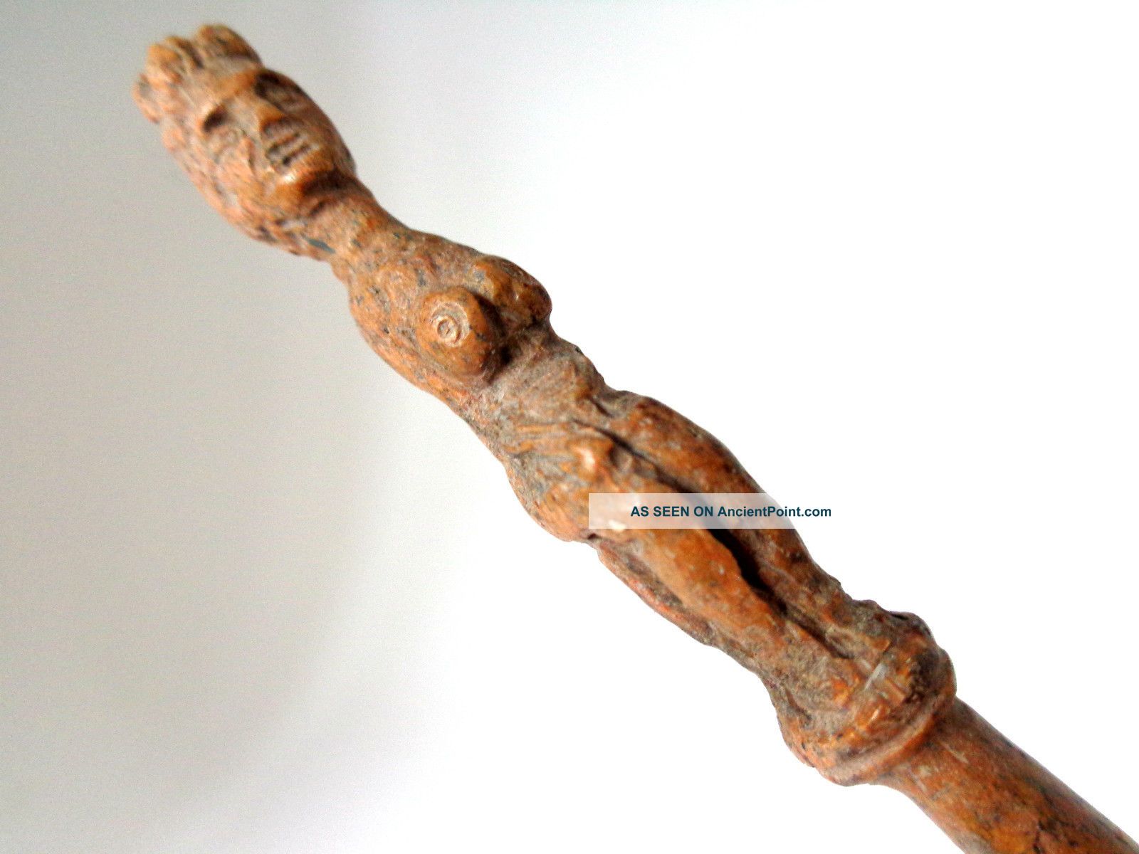 Roman Anthromorphic Bone Pin Circa 4th Century Ad British photo