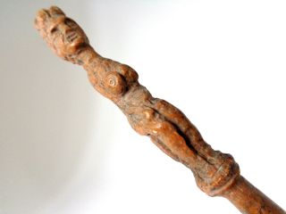 Roman Anthromorphic Bone Pin Circa 4th Century Ad photo