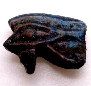 Egyptian Stone Composition Eye Of Horus Amulet Circa 664 - 332 Bc photo
