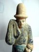 Finest Circa.  1400 A.  D Large Chinese Ming Dynasty Clay Statue Of A Royal Servant British photo 1
