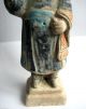 Finest Circa.  1400 A.  D Large Chinese Ming Dynasty Clay Statue Of A Royal Servant British photo 2