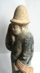 Finest Circa.  1400 A.  D Large Chinese Ming Dynasty Clay Statue Of A Royal Servant British photo 6