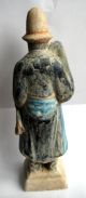 Finest Circa.  1400 A.  D Large Chinese Ming Dynasty Clay Statue Of A Royal Servant British photo 8