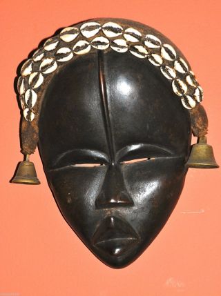 Dan African Wood Mask Cote D ' Ivoire Circa 1900 Museum Deaccession photo
