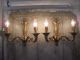 Italian Attractive Ornate Bronze A Wall Light Sconces Divine Vintage Chandeliers, Fixtures, Sconces photo 2