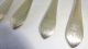 7x Sterling Silver Dessert Forks Pointed Antique Pat By Dominick & Haff (geo) Flatware & Silverware photo 3