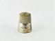 Vintage Simons Bros.  Sterling Silver,  Gold & Enamel Rose Collector Thimble Thimbles photo 1