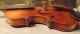 Antique Jackson Guldan Antonius Stradivarius Copy 4/4 Violin W/ Bow String photo 5