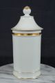 19th Century Apothecary Jar Pil Ante Cib Paris White Porcelain French Bottles & Jars photo 4