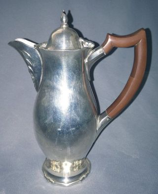 Charming English Sterling Silver Hot Water Pot,  Birmingham 1934 photo
