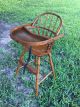 Antique Vintage Wooden 1930 Nichols & Stone Windsor Baby High Chair Very Rare 1900-1950 photo 1