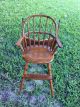 Antique Vintage Wooden 1930 Nichols & Stone Windsor Baby High Chair Very Rare 1900-1950 photo 5