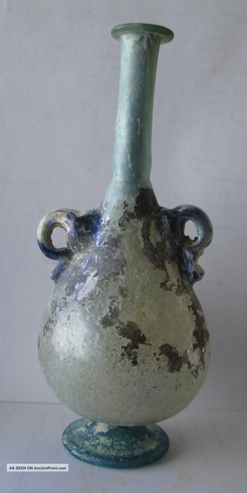 Aantik Roman Glass Vase With Two Handhes Roman photo
