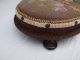 Antique Old Needlepoint Oval Bench Foot Stool Footstool 1800-1899 photo 5