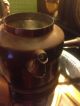 19th Century Antique Copper Tea Pot With Wooden Handle Metalware photo 2