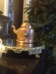 19th Century Antique Copper Tea Pot With Wooden Handle Metalware photo 3