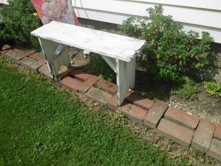 Country Bench In Barn White 12 