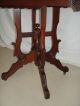 Authentic 19th C Marble Top Victorian Walnut Parlor Table,  Antique 1800-1899 photo 2