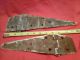 2 Large Unmatched Industrial Rustic Barn Door Gate Hinges/ Steampunk Hearth Ware photo 2