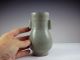 Chinese Porcelain Double Ears Celadon Glazed Pottery Vase Bottle Vases photo 7