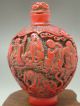 Oriental Vintage Chinese Hand - Carved Old Jade Snuff Bottle 