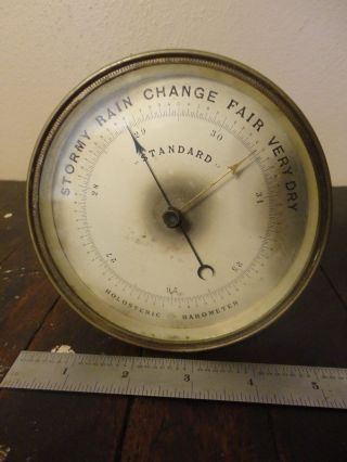 Antique Brass Phbn Holosteric ' Standard ' Barometer photo