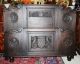 French Antique Art Deco Oak Full Size Bed With Rails. 1900-1950 photo 1