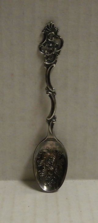 Vintage Antique Sterling Silver Souvenir Spoon Norway photo