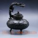 Chinese Vintage Handwork Bronze Carved Dragon Incense Burners Incense Burners photo 2