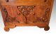 16732 Antique Oak Carved Server Sideboard Buffet 1900-1950 photo 2