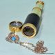 Brass Telescope With Brass Compass Scorpion Neckle Nautical Decorative Gift Telescopes photo 1