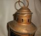 Antique Port/ Starboard,  Nautical Oil Lamp,  Blue And Red Glass Lamps & Lighting photo 2