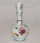 Antique Chinoiserie Enamel Hand Painted Victorian Chinese Art Glass Vase C 1885 Vases photo 3