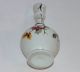 Antique Chinoiserie Enamel Hand Painted Victorian Chinese Art Glass Vase C 1885 Vases photo 4