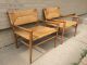 Mid Century Modern Vintage Borg Mogensen Chairs Wood & Cane Danish 50 ' S Mid-Century Modernism photo 1