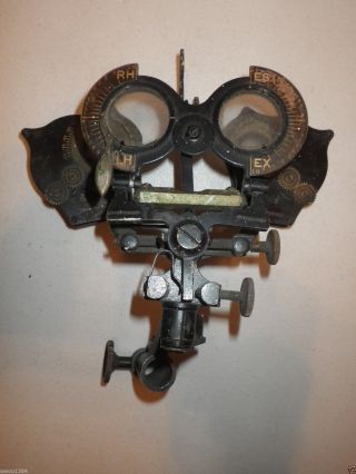 Rare Early 1900 ' S Antique Wm.  F.  Reimold Ski - Obtometer - Phorometer Phoropter photo
