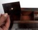 1892 Antique Brass Bound Writing Slope Box Secret Drawers Coromandel Wood Fine 1800-1899 photo 10