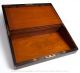 1892 Antique Brass Bound Writing Slope Box Secret Drawers Coromandel Wood Fine 1800-1899 photo 2